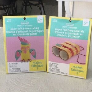 Paper Roll Craft Kit Set of Two New